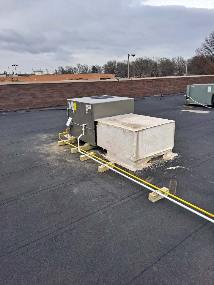 Scott Lee Heating Company Roof Top After Photo