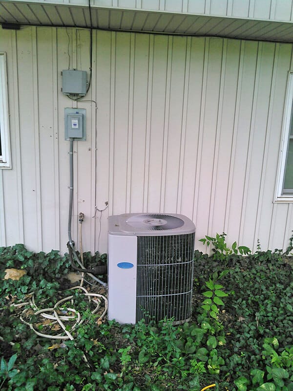 Before - Air Conditioner Replacement St Louis Scott-Lee Heating Company