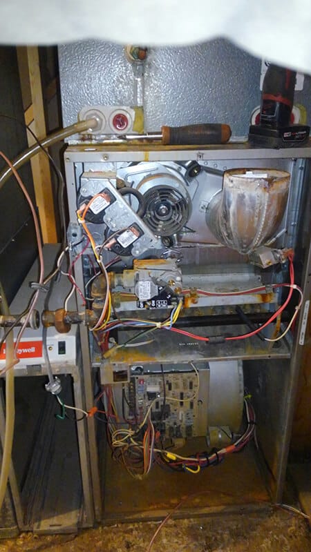 Before - Furnace Replacement St Louis Scott-Lee Heating Company
