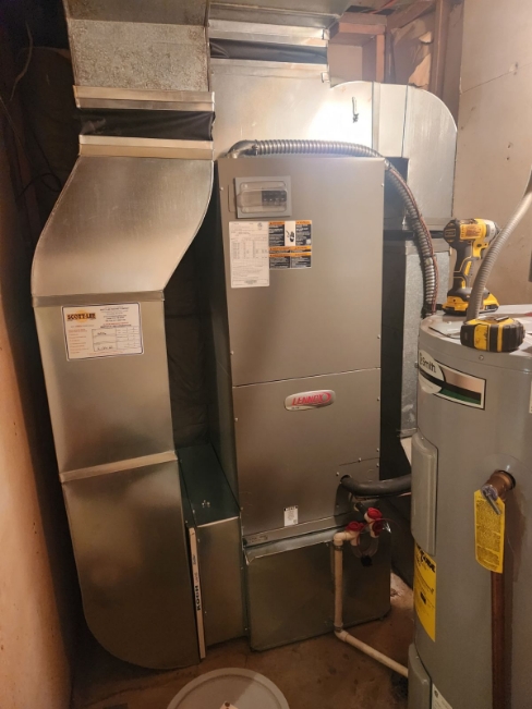 Scott Lee Heating Company Roof Top After Photo